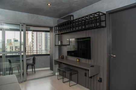 Sala de apartamento à venda com 1 quarto, 35m² em Jardim das Acacias, São Paulo