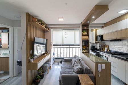 Sala/Cozinha de apartamento para alugar com 2 quartos, 38m² em Vila Progresso (zona Leste), São Paulo