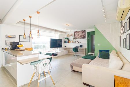 Sala de apartamento à venda com 2 quartos, 84m² em Pari, São Paulo