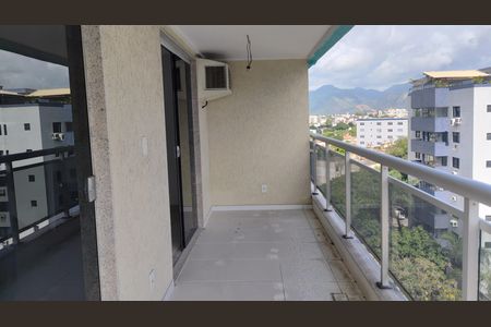 Varanda da Sala de apartamento à venda com 4 quartos, 198m² em Pechincha, Rio de Janeiro