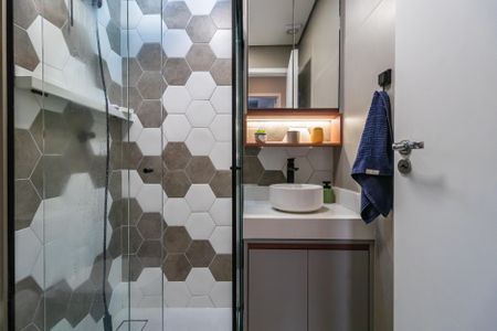 Apartamento à venda com 52m², 2 quartos e 1 vaga Apartamento à venda com 52m², 2 quartos e 1 vagaBanheiro