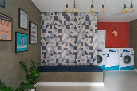 Apartamento à venda com 34m², 2 quartos e sem vaga Apartamento à venda com 34m², 2 quartos e sem vagaÁrea comum - Lavanderia