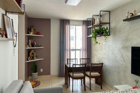 Sala de apartamento à venda com 2 quartos, 50m² em Castelo, Belo Horizonte