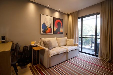 Sala de apartamento à venda com 1 quarto, 50m² em Jardim Paulista, São Paulo