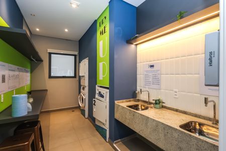 Studio à venda com 33m², 1 quarto e sem vagaLavanderia