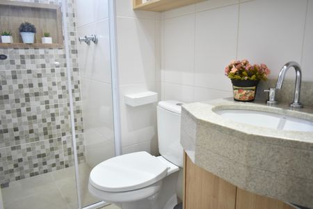 Apartamento à venda com 70m², 2 quartos e 2 vagasBanheiro Social