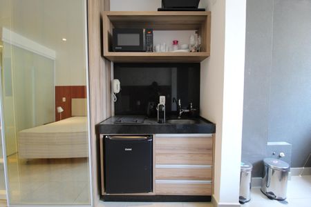 Cozinha de kitnet/studio à venda com 1 quarto, 28m² em Vila Olímpia, São Paulo