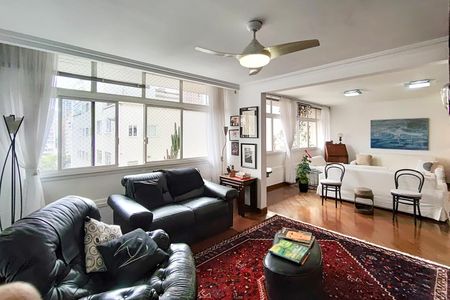 Sala de TV de apartamento à venda com 4 quartos, 182m² em Cerqueira César, São Paulo