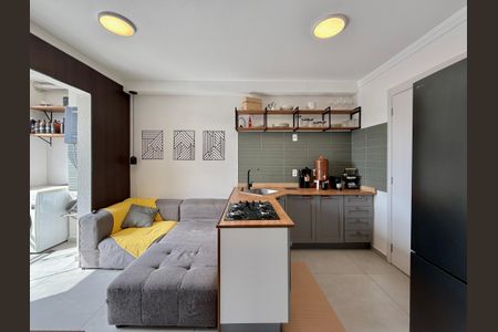 Sala de apartamento à venda com 2 quartos, 36m² em Jardim Caravelas, São Paulo