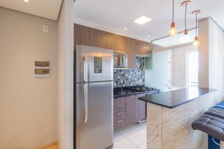 Apartamento à venda com 49m², 2 quartos e 1 vagaCozinha e área de serviço