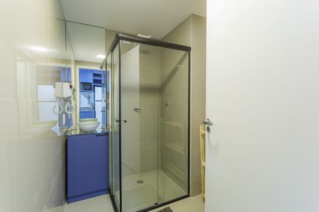 Studio para alugar com 27m², 1 quarto e sem vaga Studio para alugar com 27m², 1 quarto e sem vagaBanheiro Social