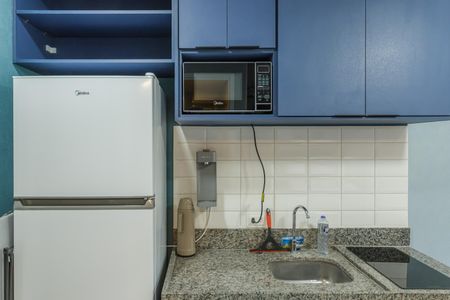 Studio para alugar com 27m², 1 quarto e sem vaga Studio para alugar com 27m², 1 quarto e sem vagaCozinha