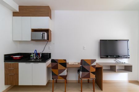 Sala de apartamento para alugar com 1 quarto, 32m² em Pompeia, São Paulo
