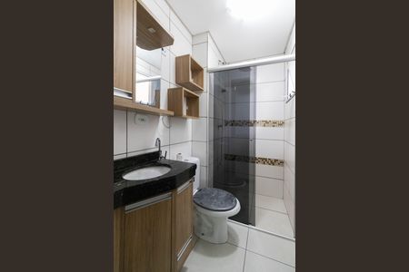 Banheiro Social de apartamento à venda com 1 quarto, 33m² em Vila Nhocuné, São Paulo