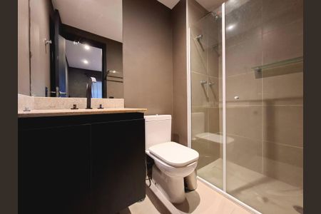 Apartamento para alugar com 60m², 1 quarto e 1 vaga Apartamento para alugar com 60m², 1 quarto e 1 vagaBanheiro da Suíte