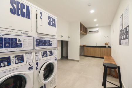 Studio para alugar com 31m², 1 quarto e 1 vaga Studio para alugar com 31m², 1 quarto e 1 vagaÁrea comum - Lavanderia