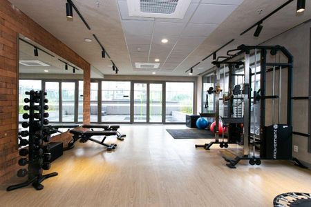 Studio para alugar com 31m², 1 quarto e 1 vaga Studio para alugar com 31m², 1 quarto e 1 vagaÁrea comum - Academia