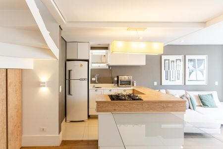 Sala de apartamento para alugar com 1 quarto, 53m² em Vila Nova Conceição, São Paulo