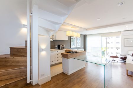 Sala de apartamento para alugar com 1 quarto, 53m² em Vila Nova Conceição, São Paulo