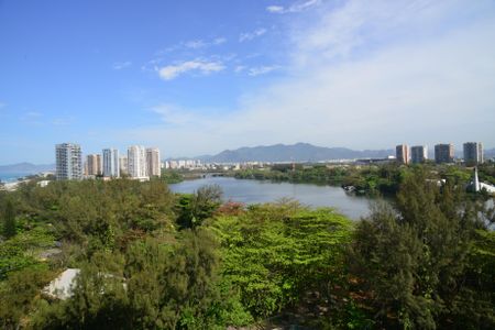 Vista da Sala de apartamento para alugar com 2 quartos, 70m² em Barra da Tijuca, Rio de Janeiro