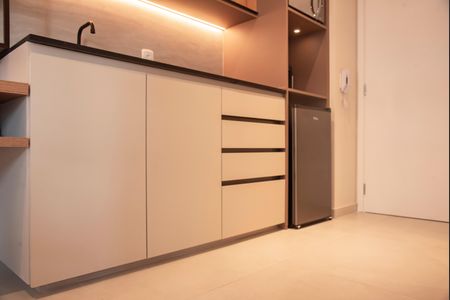 Studio para alugar com 27m², 1 quarto e sem vagaCozinha