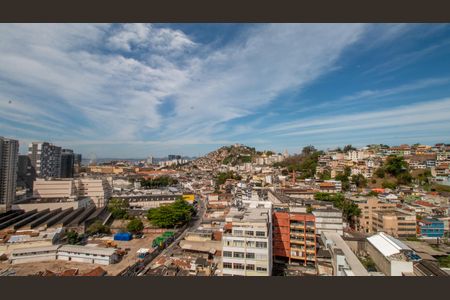 Sala Varanda Vista de apartamento para alugar com 1 quarto, 45m² em Santo Cristo, Rio de Janeiro