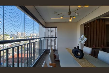 Varanda de apartamento à venda com 3 quartos, 128m² em Vila Gilda, Santo André