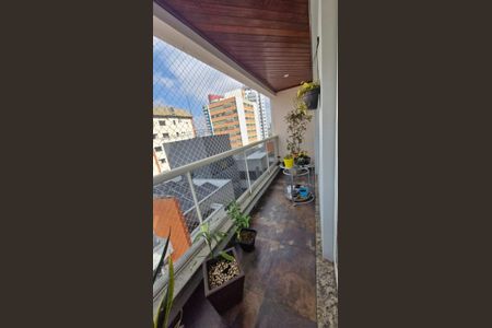 Varanda da Sala de apartamento à venda com 3 quartos, 180m² em Vila Bastos, Santo André