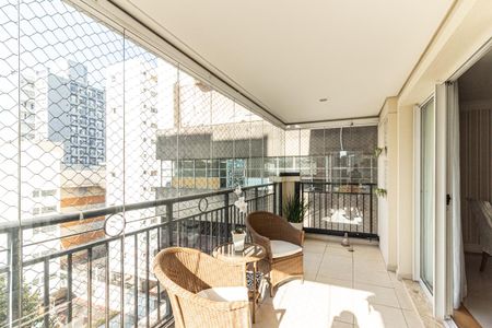 Varanda da Sala de apartamento à venda com 4 quartos, 154m² em Santa Cecilia, São Paulo