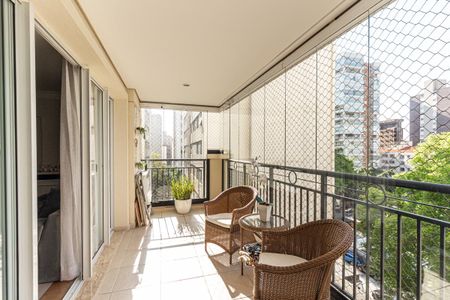 Varanda da Sala de apartamento à venda com 4 quartos, 154m² em Santa Cecilia, São Paulo