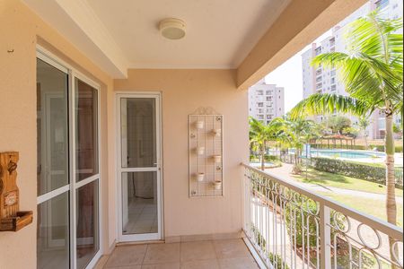 Sacada da Sala de apartamento para alugar com 3 quartos, 76m² em Jardim São Vicente, Campinas
