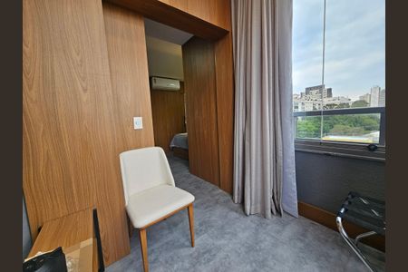 Apartamento para alugar com 43m², 1 quarto e sem vagavaranda