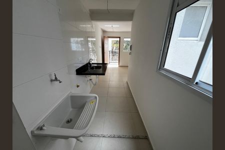 Studio à venda com 38m², 2 quartos e sem vagaCozinha e Área de Serviço