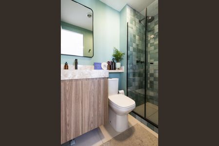 Apartamento à venda com 40m², 2 quartos e 1 vaga Apartamento à venda com 40m², 2 quartos e 1 vagaBanheiro Social