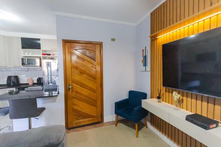 Sala de apartamento à venda com 2 quartos, 56m² em Jardim Santo Alberto, Santo André