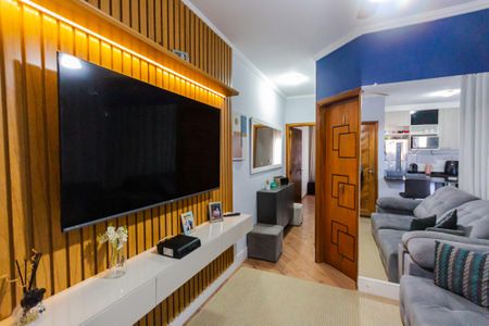 Sala de apartamento à venda com 2 quartos, 56m² em Jardim Santo Alberto, Santo André