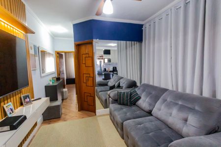 Sala de apartamento à venda com 2 quartos, 56m² em Jardim Santo Alberto, Santo André
