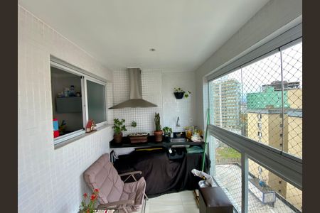 Varanda da Sala de apartamento para alugar com 2 quartos, 100m² em Vila Caiçara, Praia Grande