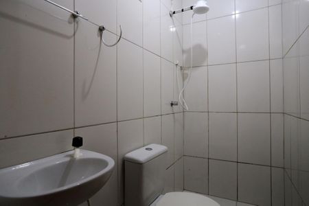 Banheiro Social de kitnet/studio para alugar com 1 quarto, 40m² em Sagrada Família, Belo Horizonte