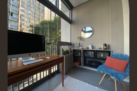 Varanda de apartamento à venda com 1 quarto, 31m² em Perdizes, São Paulo