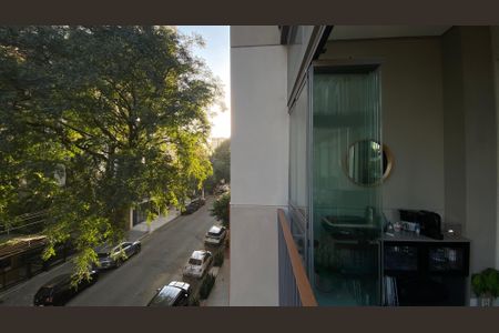Vista da Varanda de apartamento à venda com 1 quarto, 31m² em Perdizes, São Paulo