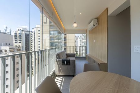 Apartamento à venda com 40m², 1 quarto e sem vagaVaranda