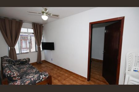 Sala de apartamento para alugar com 1 quarto, 42m² em Canto do Forte, Praia Grande