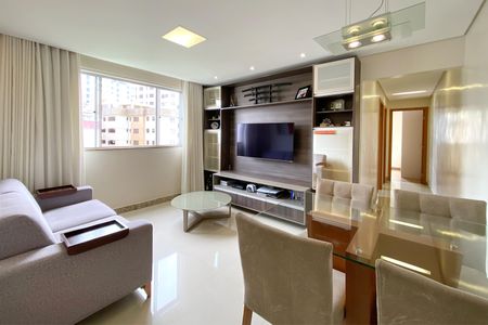 Sala de apartamento à venda com 2 quartos, 60m² em Buritis, Belo Horizonte