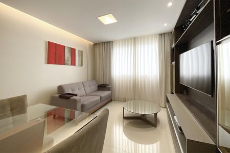 Sala de apartamento à venda com 2 quartos, 60m² em Buritis, Belo Horizonte