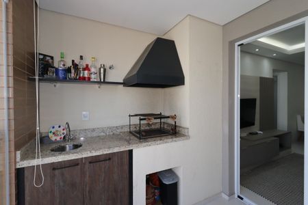 Varanda Gourmet de apartamento à venda com 2 quartos, 75m² em Jardim Bela Vista, Santo André