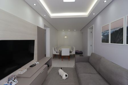 Sala de apartamento à venda com 2 quartos, 75m² em Jardim Bela Vista, Santo André