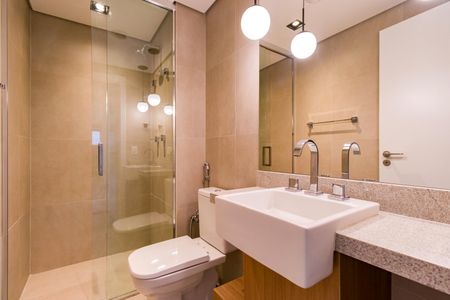 Apartamento à venda com 142m², 3 quartos e 2 vagasBanheiro da Suíte 3