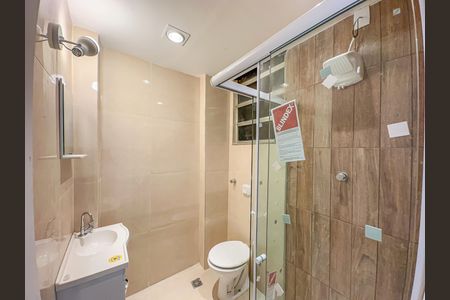 Banheiro de kitnet/studio à venda com 1 quarto, 35m² em Centro, Rio de Janeiro