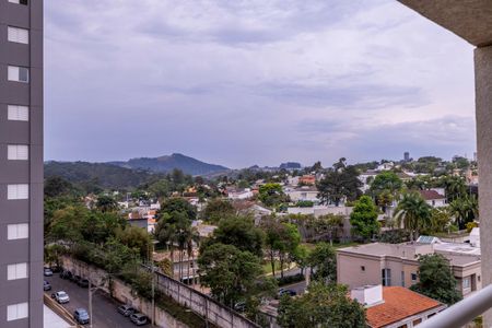 Varanda da Sala de kitnet/studio para alugar com 1 quarto, 50m² em Empresarial 18 do Forte, Barueri